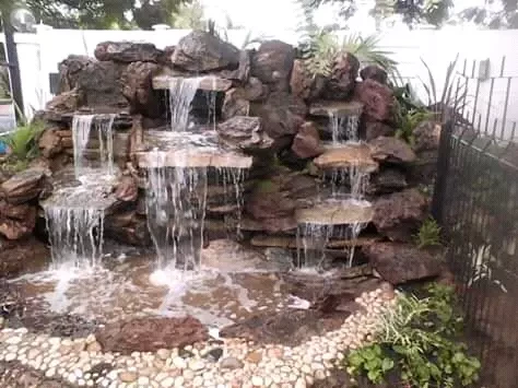 Water features and rockeries
